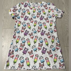 Tokidoki Neopolitan Graphic Women’s T-shirt Unicorno Donutella Small AOP